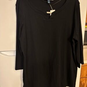 Karen Scott navy blue top unwanted gift